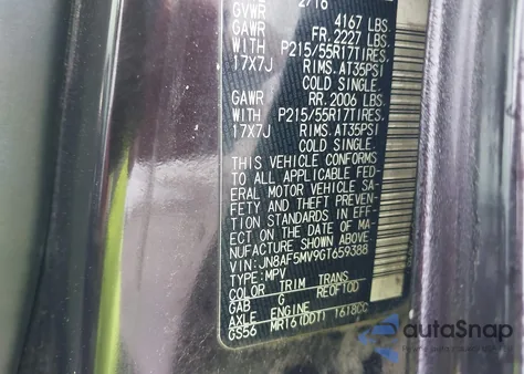 2016 Nissan Juke Nismo/S/Sl/Sv z USA, uszkodzony, nr VIN JN8AF5MV9GT659388